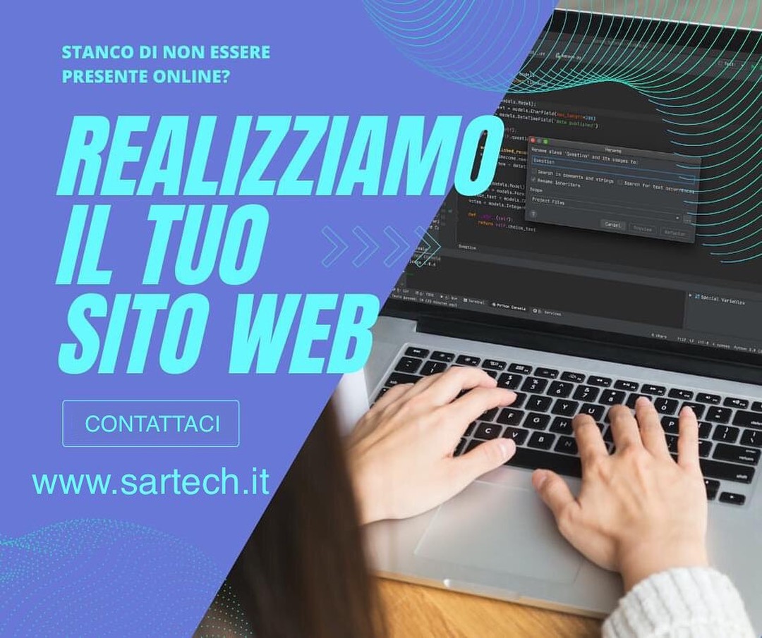 Stanco di non essere presente #online …? Realizziamo il tuo #sitoweb - Contattaci!! ✉️

#sartech #webdesign #sardegna #sitiweb